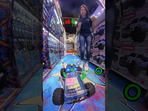 Buying bricks 🧱 with rc car p1