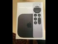 Unboxing the Apple TV 4K 3rd gen and Setup