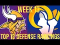Top 12 Defense DST Rankings Week 13 Fantasy Football