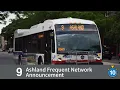 CTA bus Ashland Frequent Network Announcement