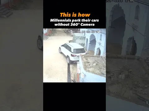 Millennials Crazy Car Parking Style 🔥 Can GenZs do this ?