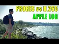 Apple LOG h 265 vs ProRes 422 Blackmagic Camera App on iPhone 15 Pro Max