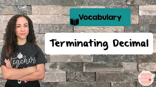 Terminating Decimal