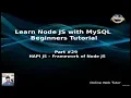 Learn Node JS with MySQL APIs Development Beginners Tutorial HAPI JS Framework of Node Application