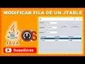 Modificar fila de un jtable NetBeans