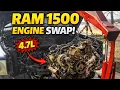 How to a dodge ram 1500 4 7l engine