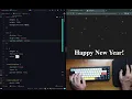ASMR Programming SVG Snow Effect No talking