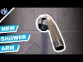 how to replace a shower arm