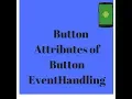 Android App Development part-6 Button Tutorial Button its Attribute and aEventHandling