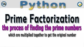 How to Find Prime Factors Python Function for Number Factorization