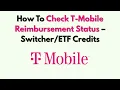 How To Check T-Mobile Reimbursement Status - Credits