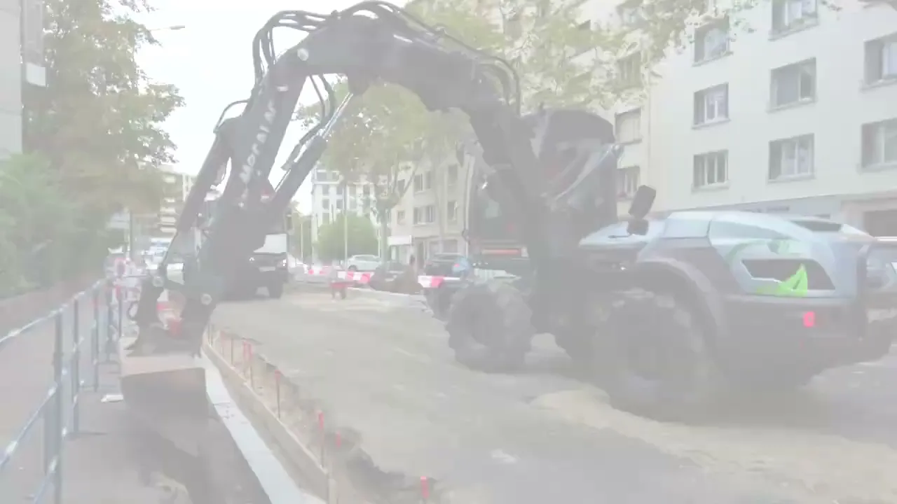 TotalEnergies : Recharge d’une pelle 100% électrique à Lyon Garibaldi