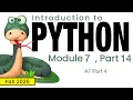 Python Fall 2025 Module 7-14 A7 Part 4