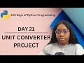 Unit Converter Project 100 Days of Python Programmning Day-21
