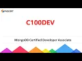 C100DEV MongoDB Associate Developer Exam Dumps
