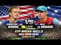 Sebastian Korda vs Alex de Minaur LIVE TENNIS ATP INDIAN WELLS USA OPEN 2026 Round Of 64