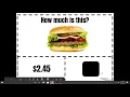 Menu Math Digital Task Cards AdaptEd 4 Special Ed