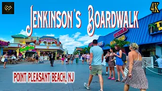 Jenkinson s Boardwalk Point Pleasant Beach NJ 4K Walk