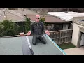Denver Roofer install peel and stick or self adhered modified roof Patio flat roof
