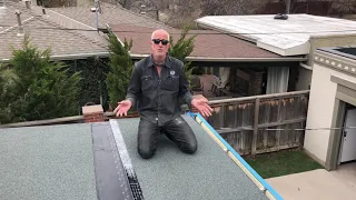 Denver Roofer install peel and stick or self adhered modified roof Patio flat roof
