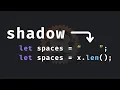 4 Variable Shadowing in Rust