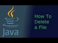 Java How To Delete A File