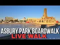Asbury Park Boardwalk NJ LIVE Sunday February 8 2026