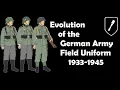 Evolution of the German Army Field Uniform 1933-1945