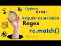 Regex in Python - Learn re match in a minute