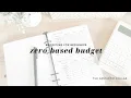 Budgeting for Beginners Zero-Based Budget Cash Stuffing Prep