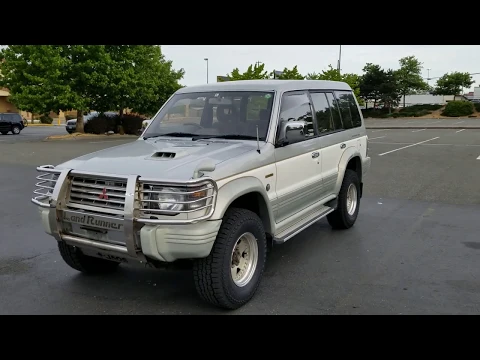 Download MP3 Mitsubishi Pajero 1993 V46W diesel 4M40 for sale in Seattle WA.