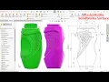 Plastic Bottle Modeling in SolidWorks Surface