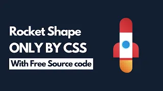 How to make rocket shape by CSS With Free Source code codeWithMood