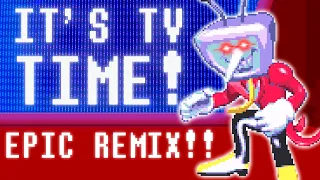 DELTARUNE CHAPTER 3 TENNA BOSS THEME IT S TV TIME EPIC COVER REMIX 