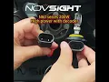 Novsight N60 Series 9006 HB4 LED Headlight Bulbs replace 9006 HB4 halogen bulbs