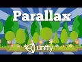 How to create simple Parallax Scrolling Background effect in 2D Unity game Easy tutorial