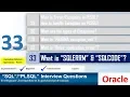 Oracle PL SQL interview question What is SQLCODE and SQLERRM