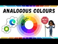 Analogous Colours Adjacent Colours Colour Harmony Colour Theory Riekreate Art School