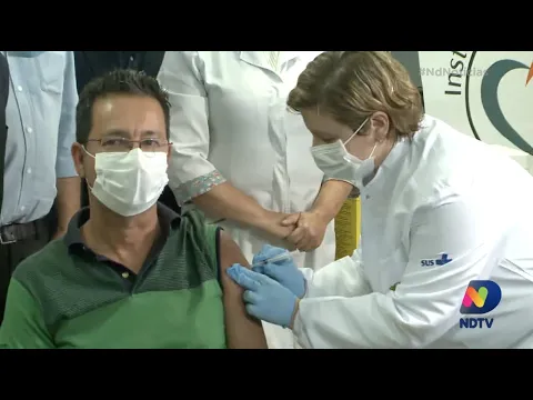 Enfermeiro da Capital é primeiro vacinado contra a Covid-19 em Santa Catarina