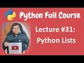 Introduction to Python Lists Python Tutorial Python Full Course - Lecture