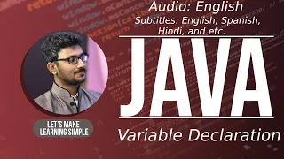 How to declare variable in Java Java Variable Declaration