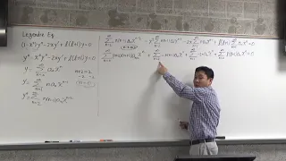 Solution of Legendre Differential Equation by Power Series