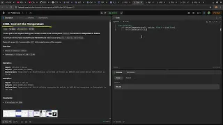 Leetcode easy problem 2469 Convert the Temperature