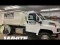 Dumpster Rental Canton OH - White Dumpster