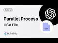 Parallel Process CSV File with AI Workflow