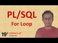 How to write For Loop in Oracle 19c Database Server Tutorial 13