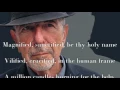 Leonard Cohen - You Want It Darker (with lyrics)