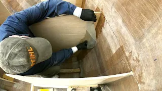 S2E42 A Lot Happens: Filleting, Fiber-glassing and Prepping the Crash Bulkheads || Wave Rover 650