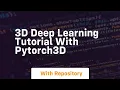 3d deep learning tutorial with pytorch3d