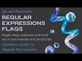 Regex flags with regex101 and JavaScript code examples